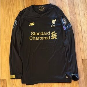 New Balance Liverpool FC Black Long Sleeve Jersey